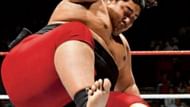 Yokozuna getting ready for the Banzai drip!